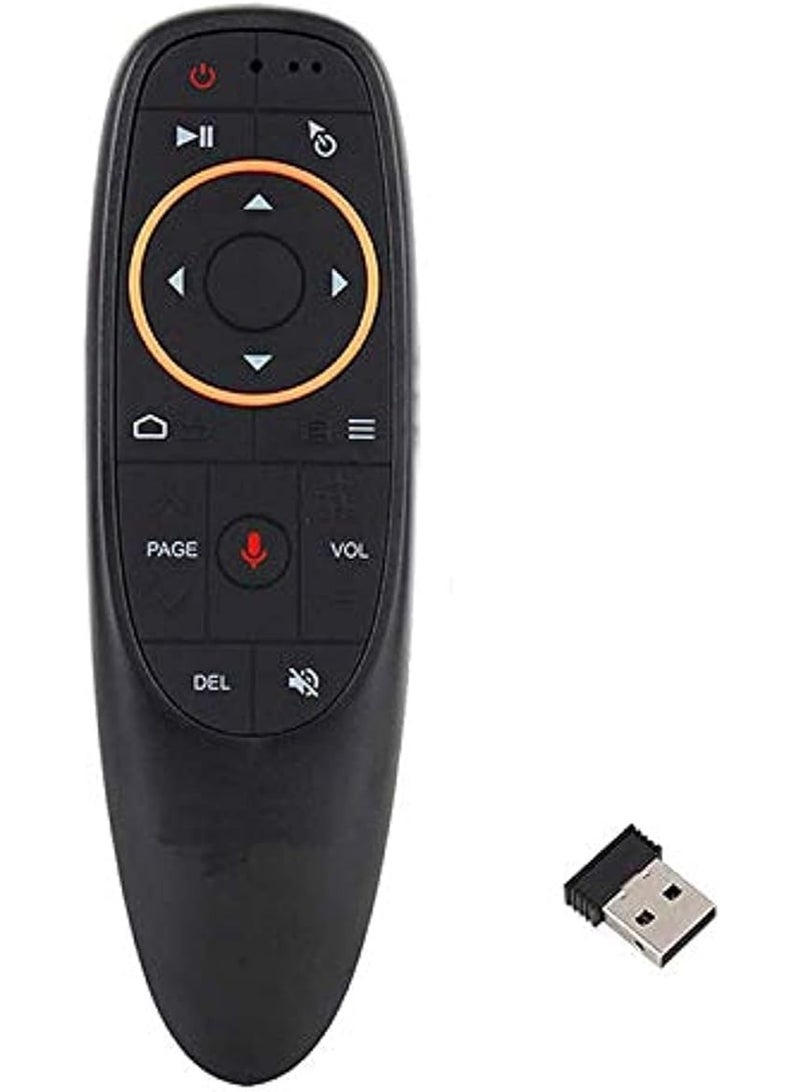 X Vision Remote Air Mouse Remote, 2.4G RF Wireless Remote Control with 6 Axis Gyroscope and IR Learning, Air Fly Mouse with Voice Input for Android TV Box/PC/Smart TV/HTPC/Projector - Image 1